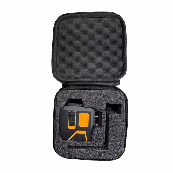 Green Light Switchable Cross Line Self Leveling 2X 360 Vertical/Horizontal Line Laser Level with Pulse Mode, Square Bag, L