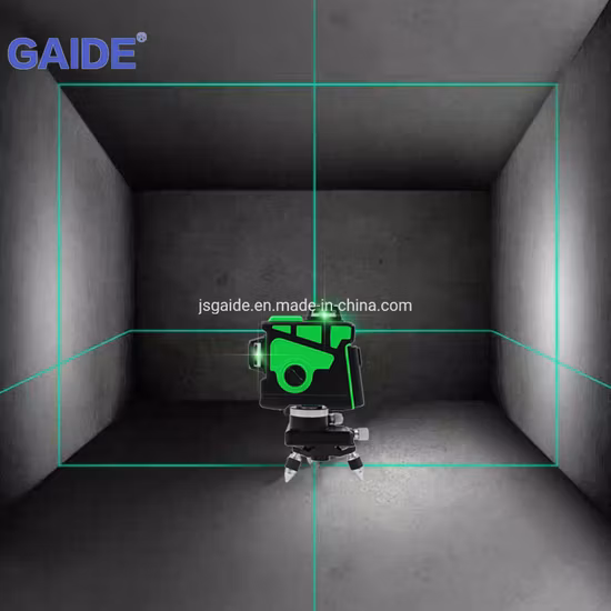 3D Green Beam Multi Line Laser Level Automatic Cross